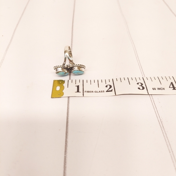 Size 7 All natural turquoise ring - Picture 11 of 11